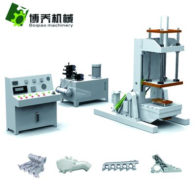 Çin Alüminyum Alaşımlı Tutucu / Emme Manifoldu için PLC Otomatik Yerçekimi Kalıp Makinesi Tedarikçi
